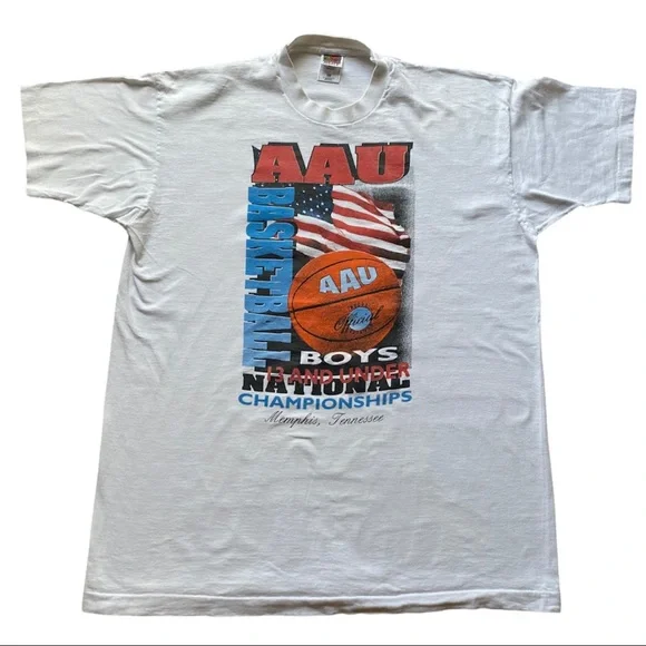 Fruit of the Loom Shirts Vintage Tennessee Aau Basketball